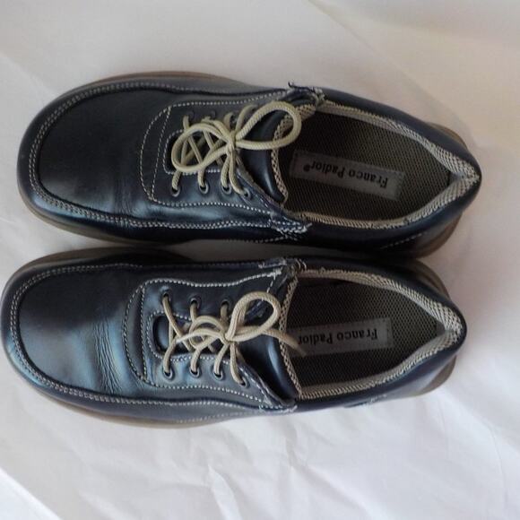 Franco Padior Blue Comfort Shoes Lace Up Women size 5.5 M US / 36 EU Square Toe - Picture 6 of 10